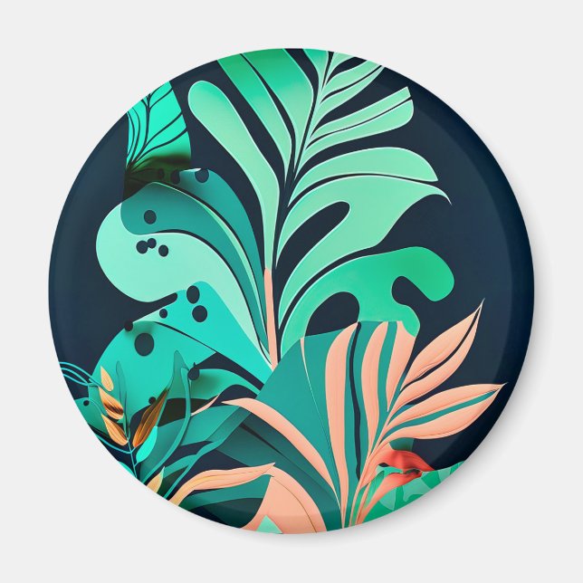 Blätter Magnet (Vorne)