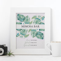 Blätter Mimosa Bar