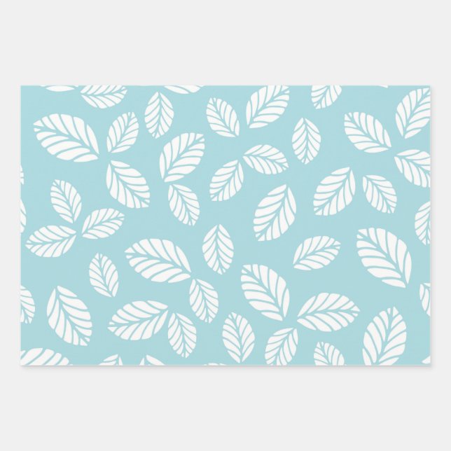 Blätter mit blauem Umschlagpapier (Vorderseite)