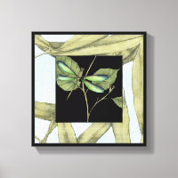 Blätter mit Dragonfly Inset von Jennifer Goldberge
