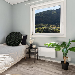 Blätter mit grünen schwarzen Mustern Rundes Kissen