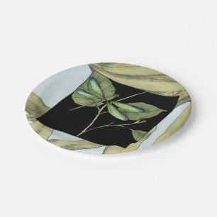 Blätter mit Libellen-Einfügung durch Jennifer Pappteller