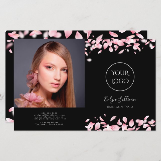 Blätter mit zwei Falten (Vorne/Hinten)