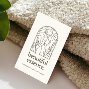 Blätter Moon Arch Wellness Day Wellness-Center SAG Visitenkarte