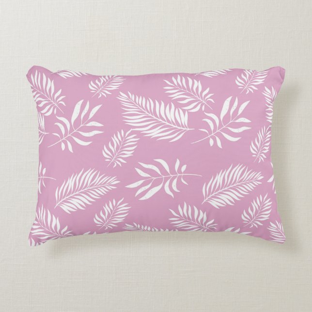 Blätter Muster 15 Dekokissen (Vorderseite)