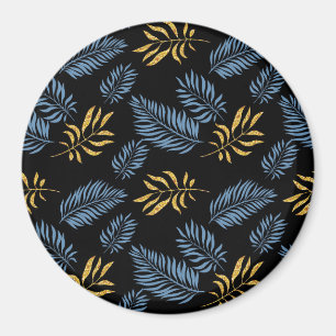 Blätter Muster 17 Magnet