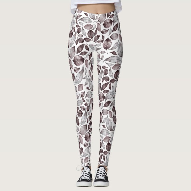 Blätter. Muster 4 Leggings (Vorderseite)