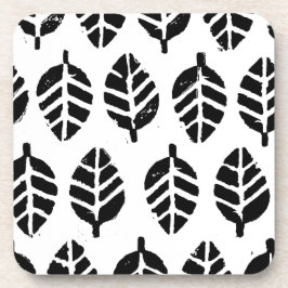 Blätter Muster Potato Druck Getränkeuntersetzer