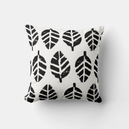 Blätter Muster Potato Druck Kissen