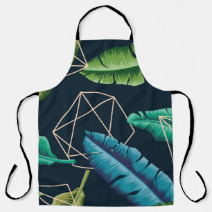 Blätter nahtlos mit abstraktem polygonal li schürze