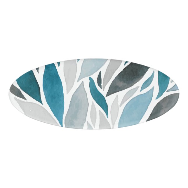 Blätter Namenschild (Vorderseite)