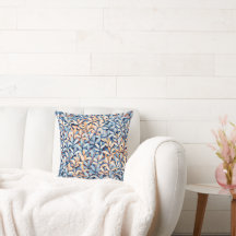 Blätter Pastel Blue und Peach