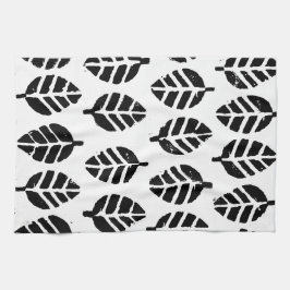 Blätter Pattern Potato Print Kitchen Handtücher