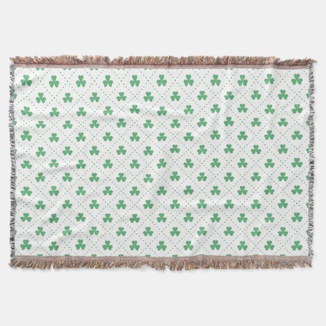 Blätter Pattern St. Patrick's Day-23223 Decke (Vorderseite)