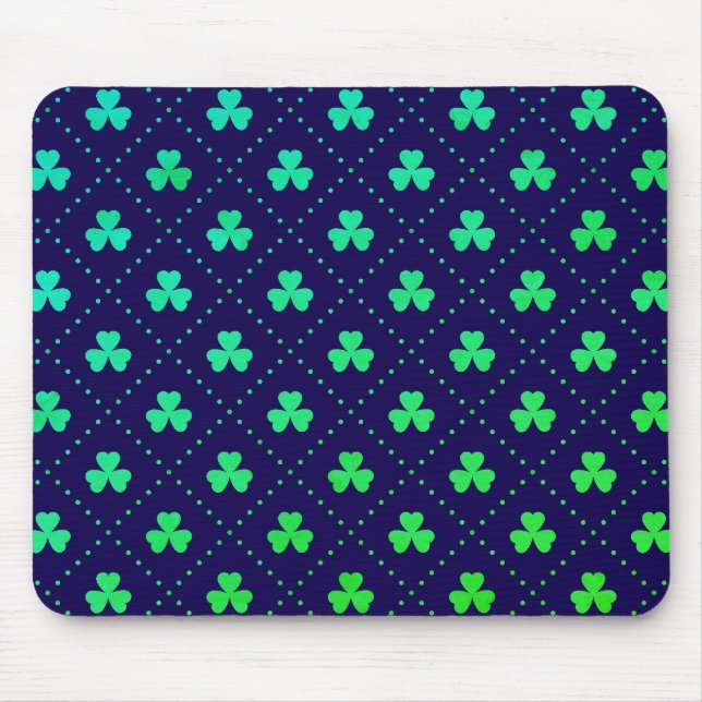 Blätter Pattern St. Patrick's Day-23223 Mousepad (Vorne)