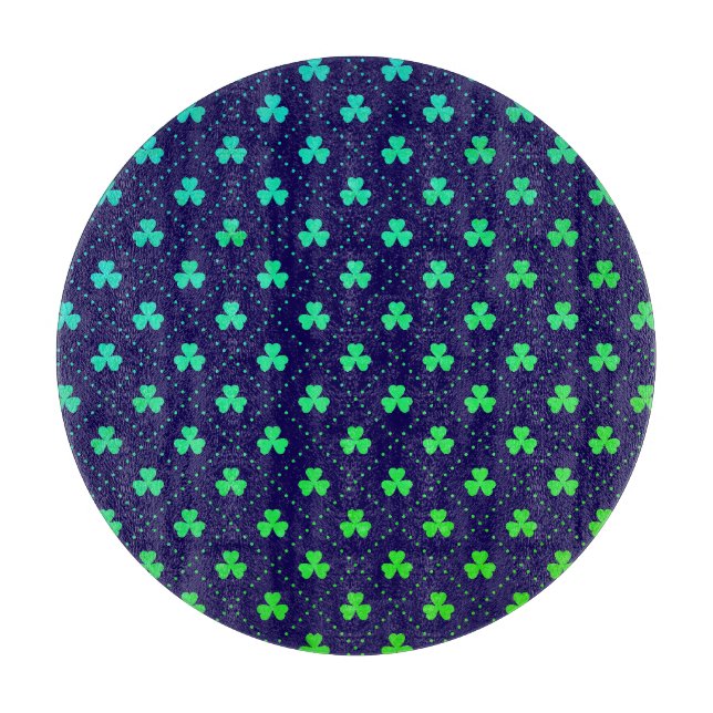 Blätter Pattern St. Patrick's Day-23223 Schneidebrett (Vorderseite)