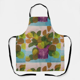 Blätter Schürze
