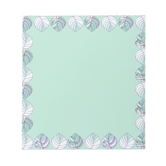 Blätter Seagrass Multi Notizblock (Vorderseite)