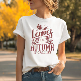 Blätter sinken Herbst sinkt T-Shirt