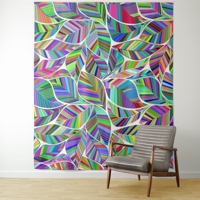 Blätter Tapestry Wandteppich (Beispiel)