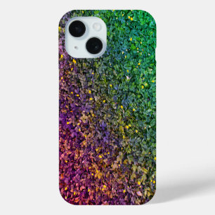 Blätter Textured Colorful iPhone Case