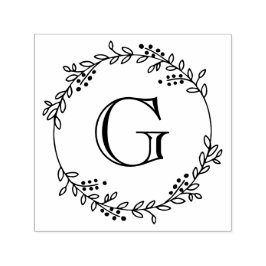 Blätter und Berries Round-Wreath-Rahmen #1 Permastempel