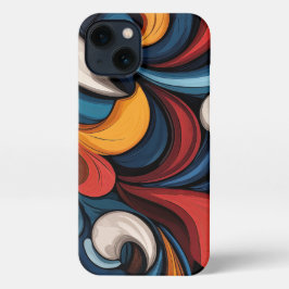Blätter und Blumen iPhone Hülle