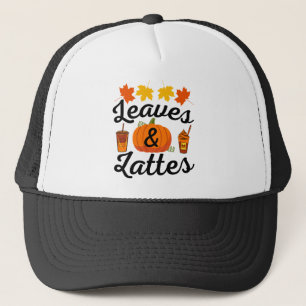 Blätter und Herbst Truckerkappe
