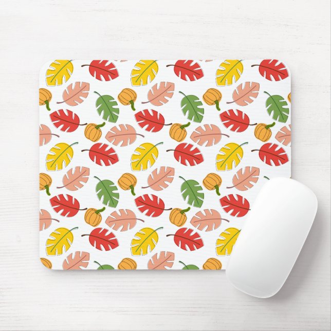 Blätter und Pumpkins Mousepad (Mit Mouse)