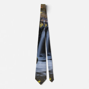 Blätter und Wasserfälle Neck Tie Krawatte