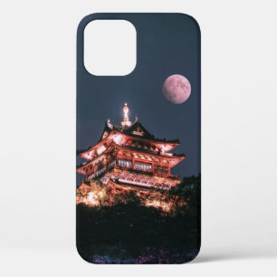 BLÄTTER UND WEISSE PROBE UNTER VOLLMOND Case-Mate iPhone HÜLLE
