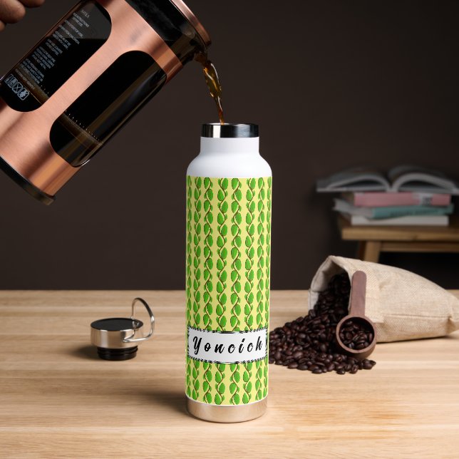 Blätter von Kenneth Yoncich Trinkflasche (Kaffee)