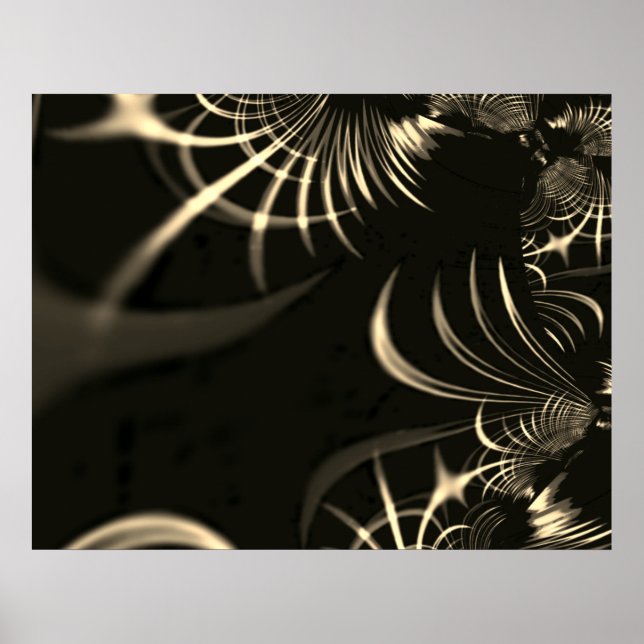 Blätter von trockenem Gras oder gekrönten Dornen?  Poster (Vorne)