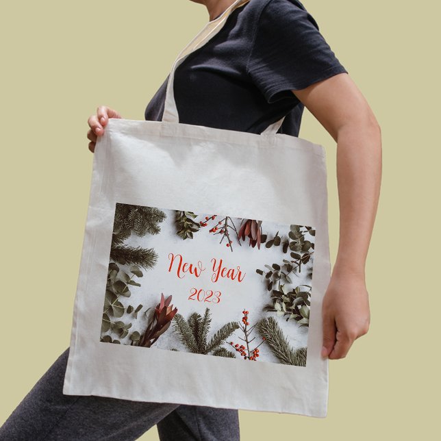 Blätter von Weihnachtsbaum Tote Tasche (Leaves of Christmas tree Tote Bag
)