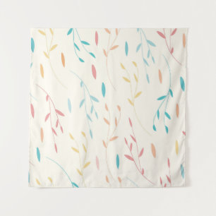 Blätter Wandteppich