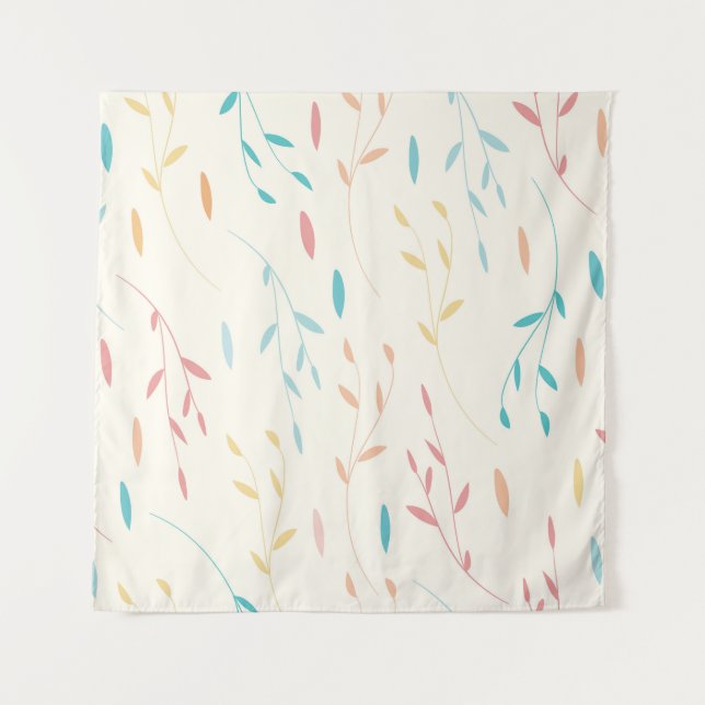 Blätter Wandteppich (Vorderseite)