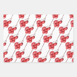 Blätter Wasserfarbe Berry und Grüne