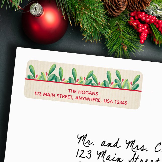 Blätter Wasserfarben Berries Elfenbeinküste Weihna (Von Creator hochgeladen)