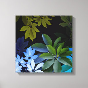 Blätter Wrapped Canvas Leinwanddruck