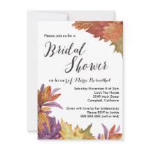 Blätter zur Hochzeit im Herbst