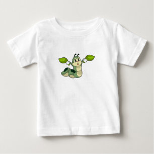Blätter zur Raupe Baby T-shirt