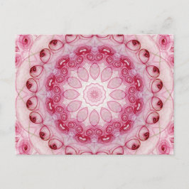 Blätter zur Rose Postkarte