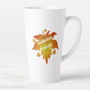 Blätter zur Stimmungstyp im Herbst Milchtasse