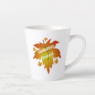 Blätter zur Stimmungstyp im Herbst Milchtasse