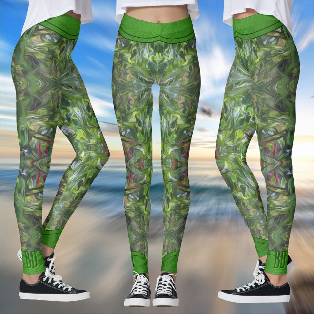 Blätter & Zweige 821 Leggings (Von Creator hochgeladen)