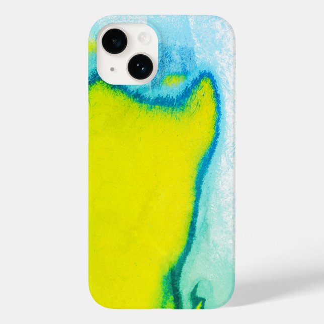 Blätternden Lack Kunst  Case-Mate iPhone 14 Hülle (Rückseite)