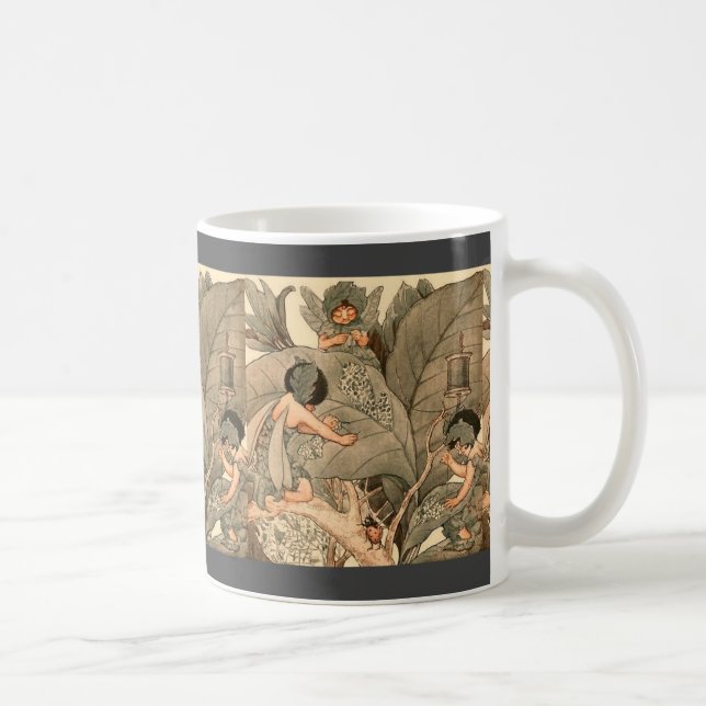 Blattfeen reparieren Blätter Kaffeetasse (Rechts)