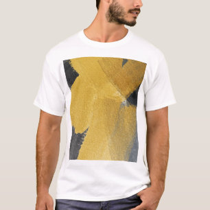 Blattgold, abstrakte schwarze Ausführung T-Shirt