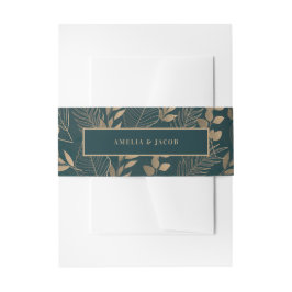 Blattgold Einladungsbanderole