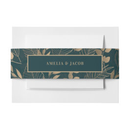 Blattgold Einladungsbanderole